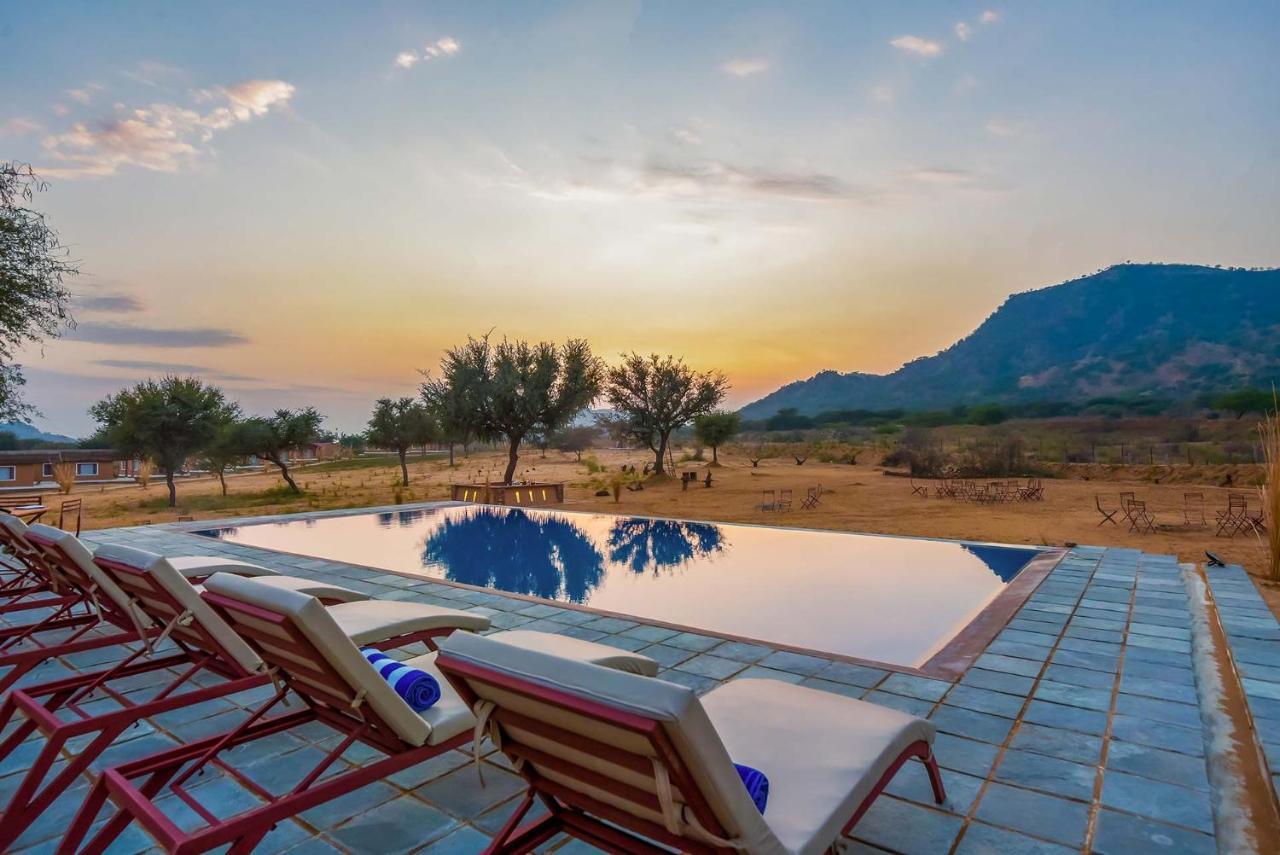Camp Lands End Hotel Pushkar Buitenkant foto