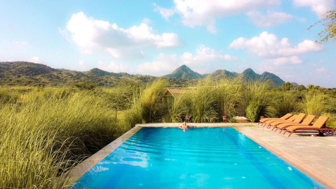 Camp Lands End Hotel Pushkar Buitenkant foto